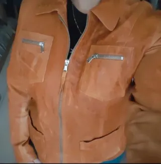 Giacca in pelle donna Leather Trend marrone