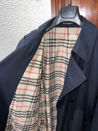 Gabardina Azul Marino El Corte Inglés