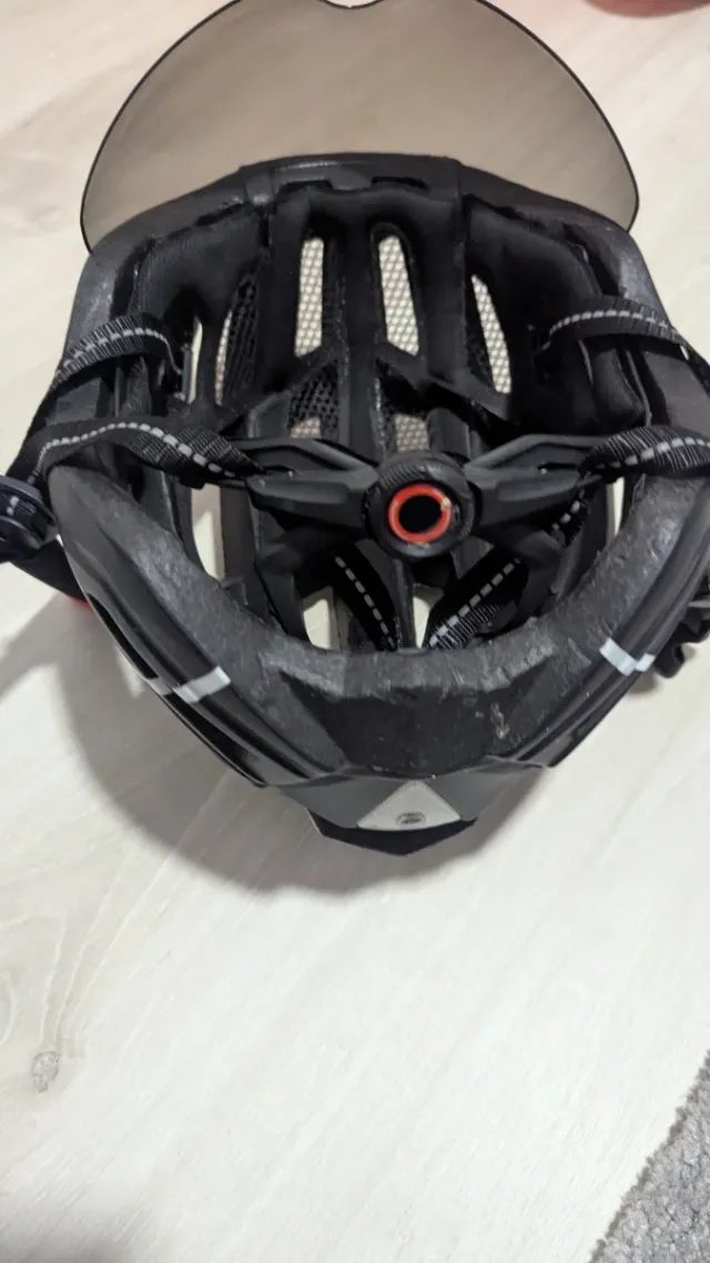 Casco Unisex Bicicleta Negro/Blanco