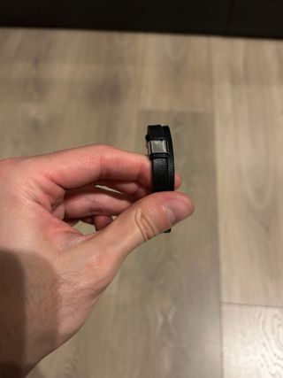 Pulsera Marea Cuero y Acero Hombre