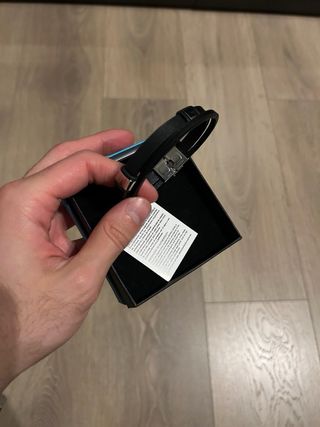 Pulsera Marea Cuero y Acero Hombre