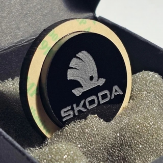 Tapón anulalimpia Logo Skoda 2 Octavia fabia RS