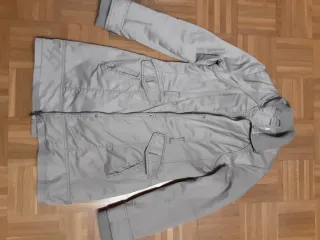 Chaqueta acolchada beige