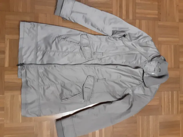 Chaqueta acolchada beige