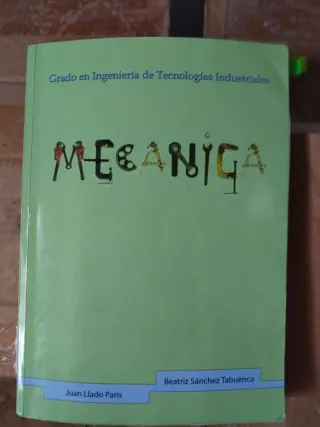 Libro mecánica tecnologías industriales UNIZAR