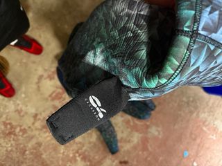 Traje Mares 7mm camuflaje azul/verde Talla L