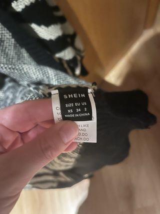 Chaqueta larga animal print