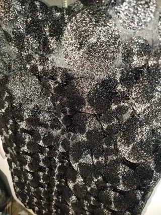 Abito vestito F.vogue nero taglia M ita