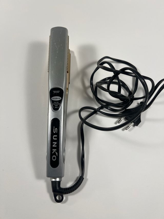 Plancha de pelo SUNKO antigua