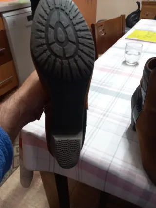 Botines de ante marrón