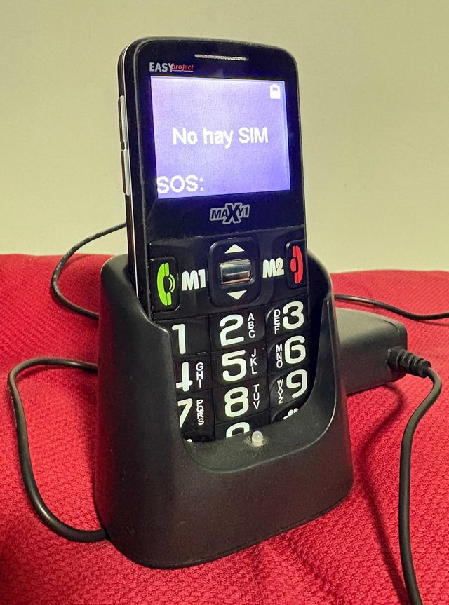 Teléfono Móvil para Mayores, Números Grandes, SOS