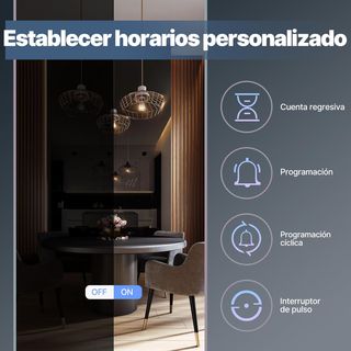 ✨ - MOES Interruptor de Luz Inteligente WiFi Tácti