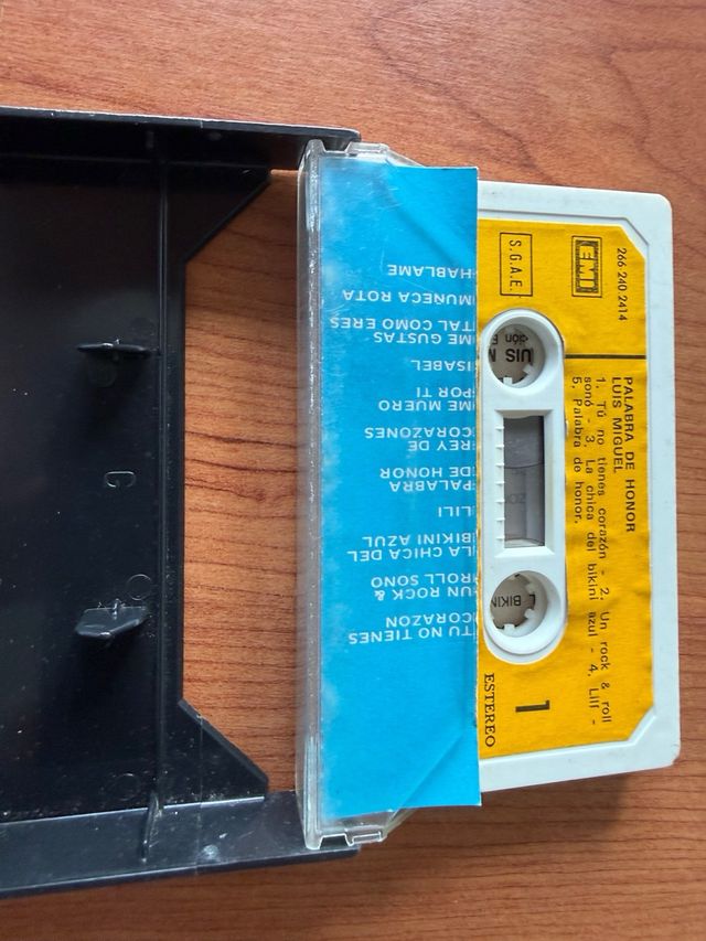 Cassetta Luis Miguel - Palabra de Honor (1984)