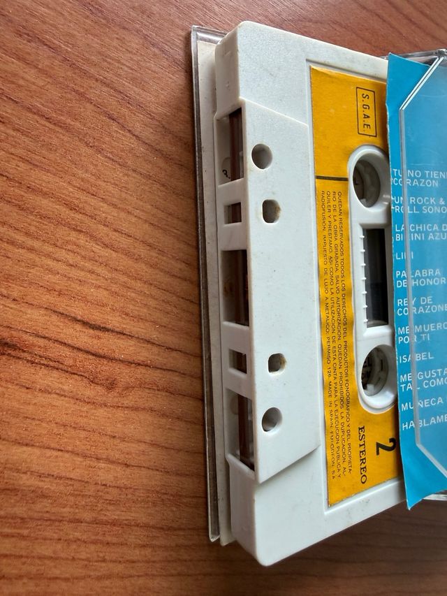 Cassetta Luis Miguel - Palabra de Honor (1984)