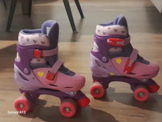 Patines niña rosa talla 34 casi nuevos