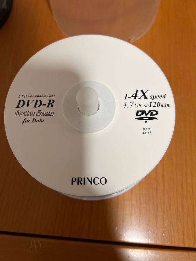 DVD-R Princo 4.7 GB 120 min 1-4X 42 unidades