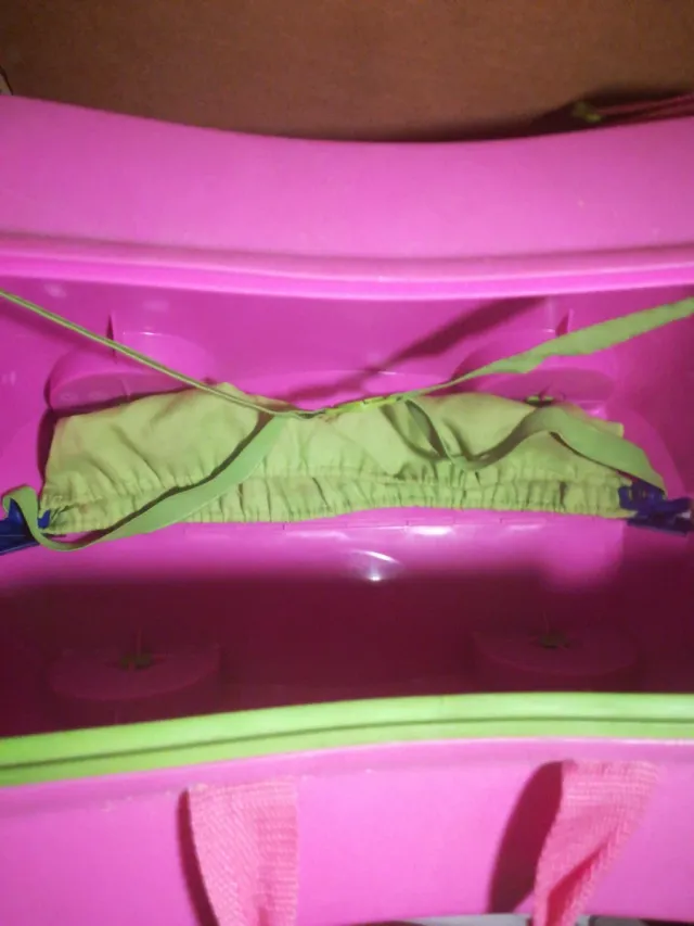 Maleta infantil Trunki rosa con ruedas