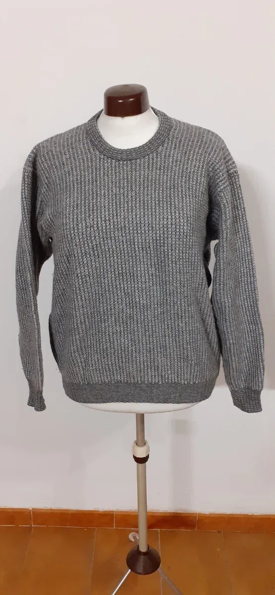 Jersey de invierno hombre gris