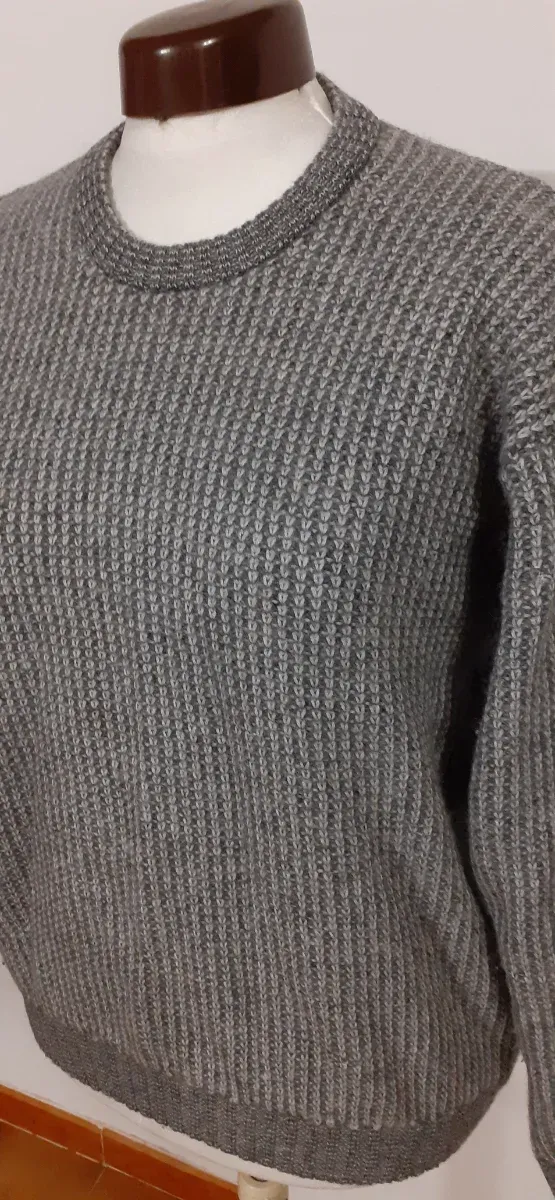 Jersey de invierno hombre gris