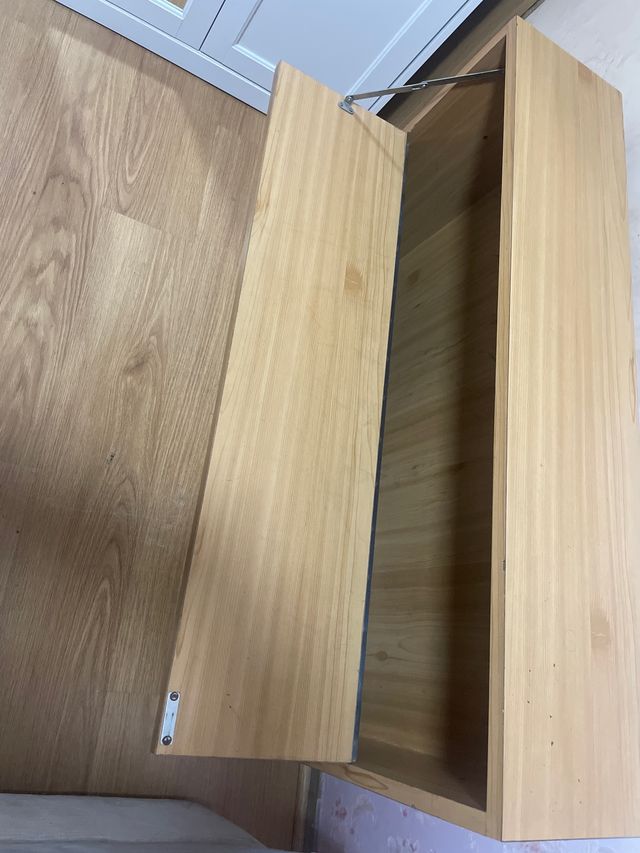 arcón de almacenamiento de madera