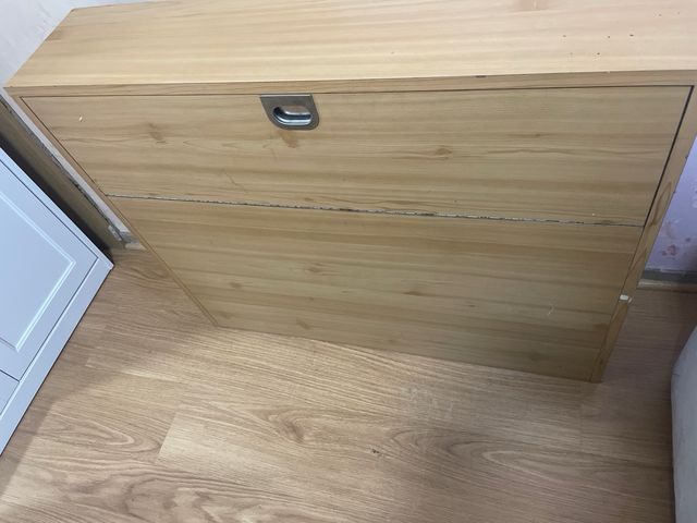 arcón de almacenamiento de madera