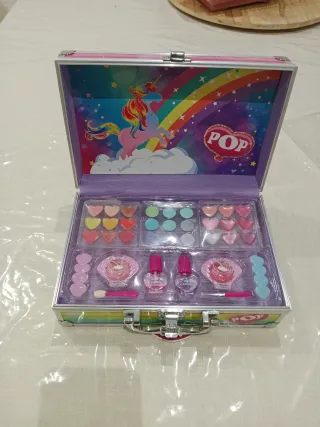 Maletín maquillaje infantil unicornio