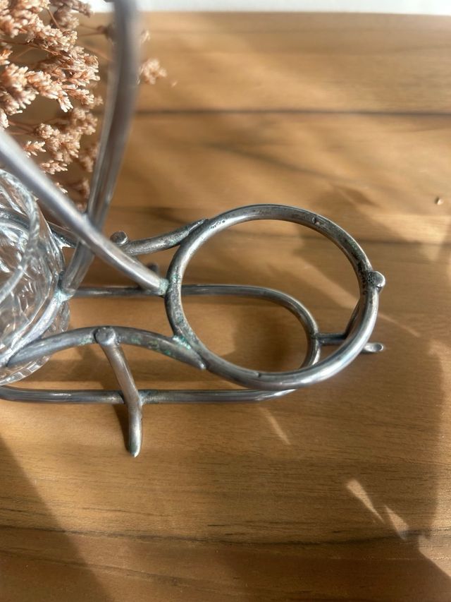 Salero y pimentero Baccarat cristal y metal