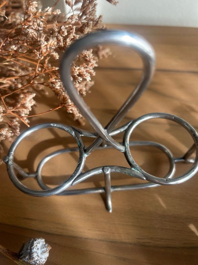 Salero y pimentero Baccarat cristal y metal