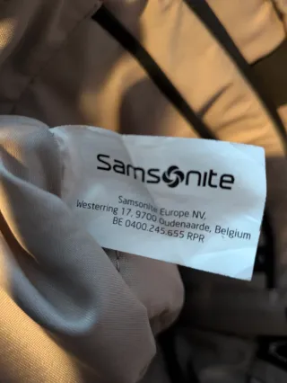 Bolso Negro Samsonite