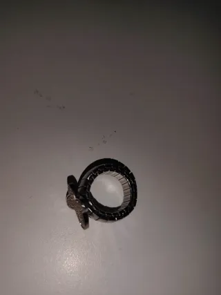 Anillo ajustable plata mariposa