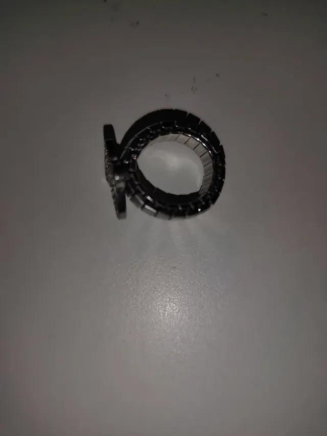 Anillo ajustable plata mariposa