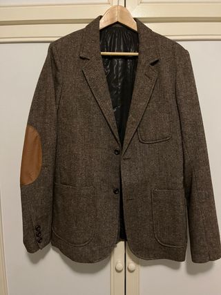 Americana tweed hombre talla M