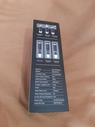 Cafetera expresso portátil 3 en 1