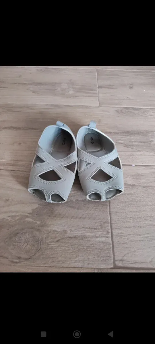 Zapatillas ballet Mango grises