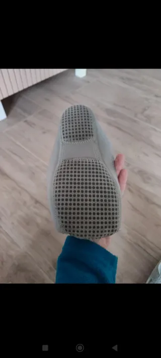 Zapatillas ballet Mango grises