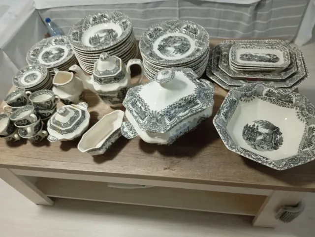 Vajilla La Cartuja Completa Hecha a Mano