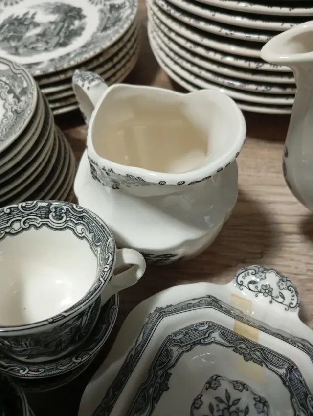 Vajilla La Cartuja Completa Hecha a Mano