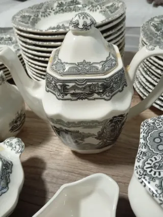 Vajilla La Cartuja Completa Hecha a Mano