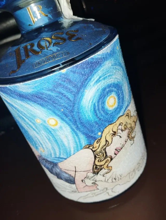 Bottiglia vuota J. Rose Milo Manara 80 anni