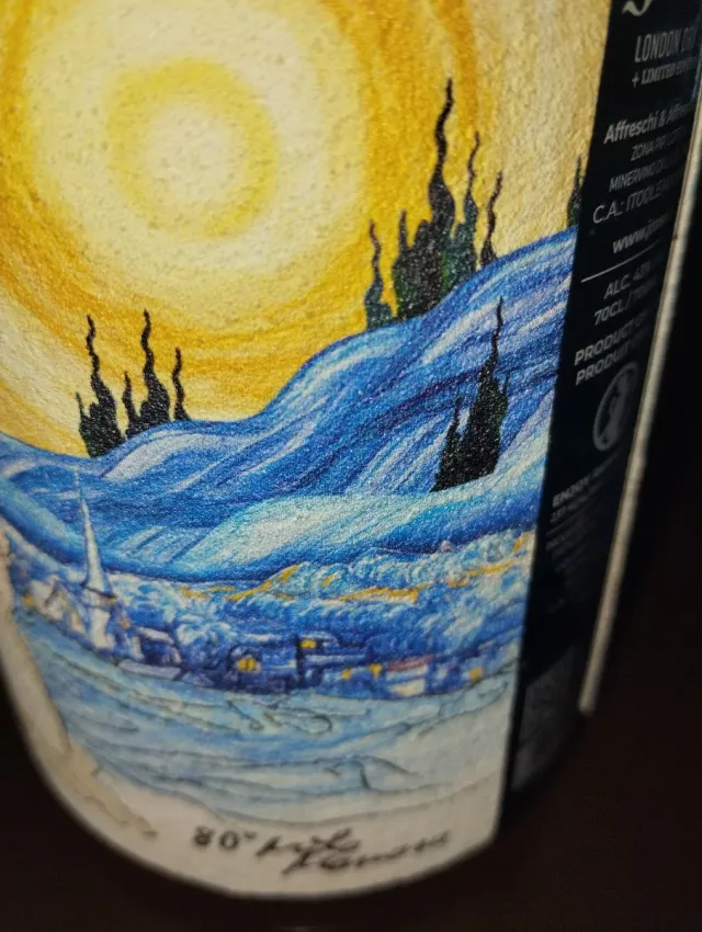 Bottiglia vuota J. Rose Milo Manara 80 anni