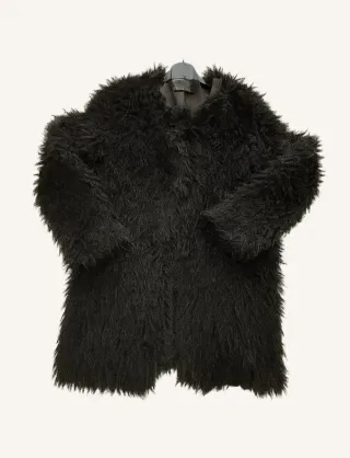 Pellicciotto donna nero