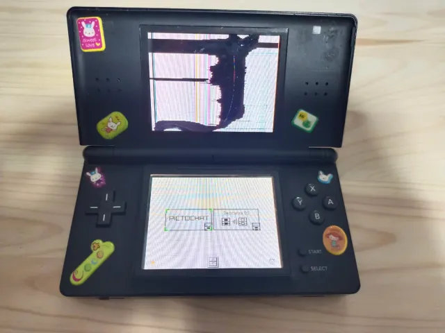 Nintendo DS Lite Nera - Schermo Rotto