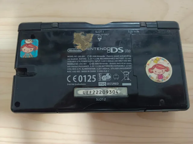 Nintendo DS Lite Nera - Schermo Rotto