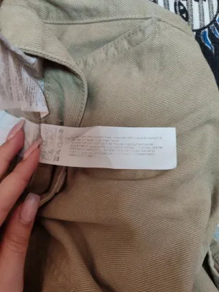 Pantaloni Cargo Beige Uomo
