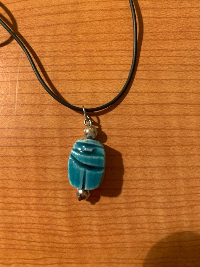 2 Collares Escarabajo Egipcio Suerte