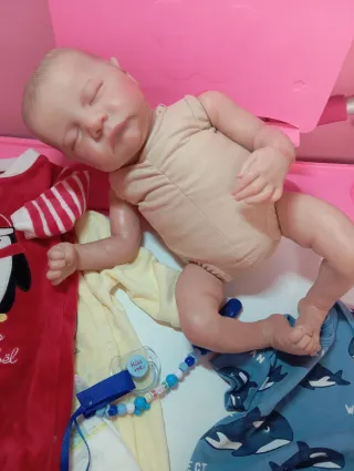 Muñeco navideño con ropa y accesorios reborn