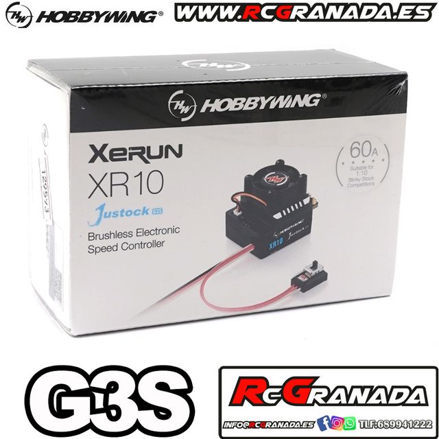 Combo Hobbywing Justock XR10 G3S 17.5T