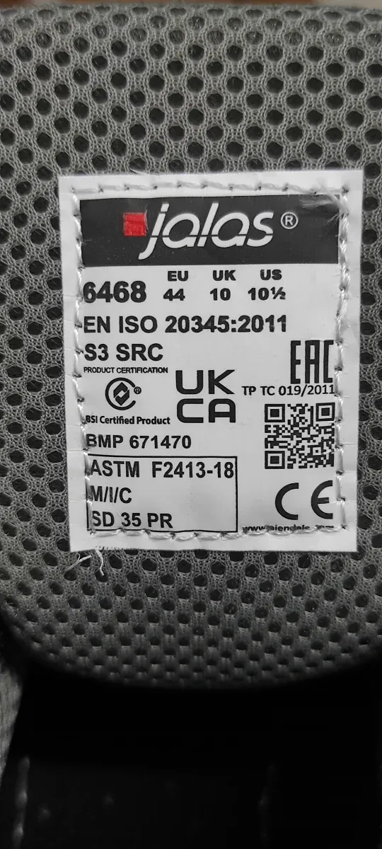 Zapato Seguridad JALAS GREN N° 44