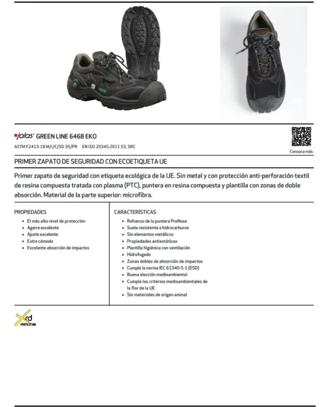Zapato Seguridad JALAS GREN N° 44