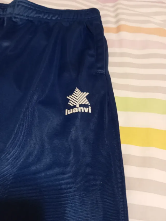 Pantalón chándal Luanvi azul talla XS